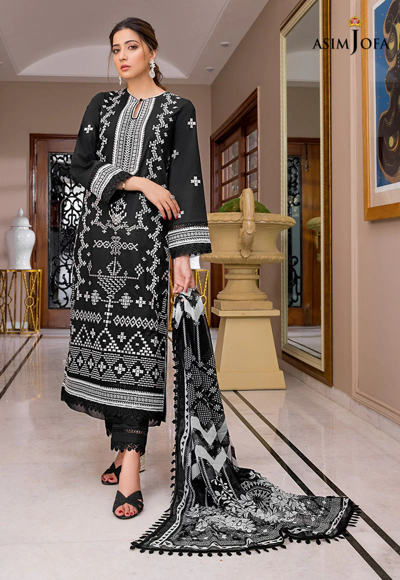 AJAE-06 EMBROIDERED CAMBRIC 3 PCS - Image 4