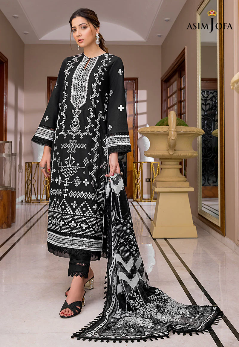 AJAE-06 EMBROIDERED CAMBRIC 3 PCS - Image 6