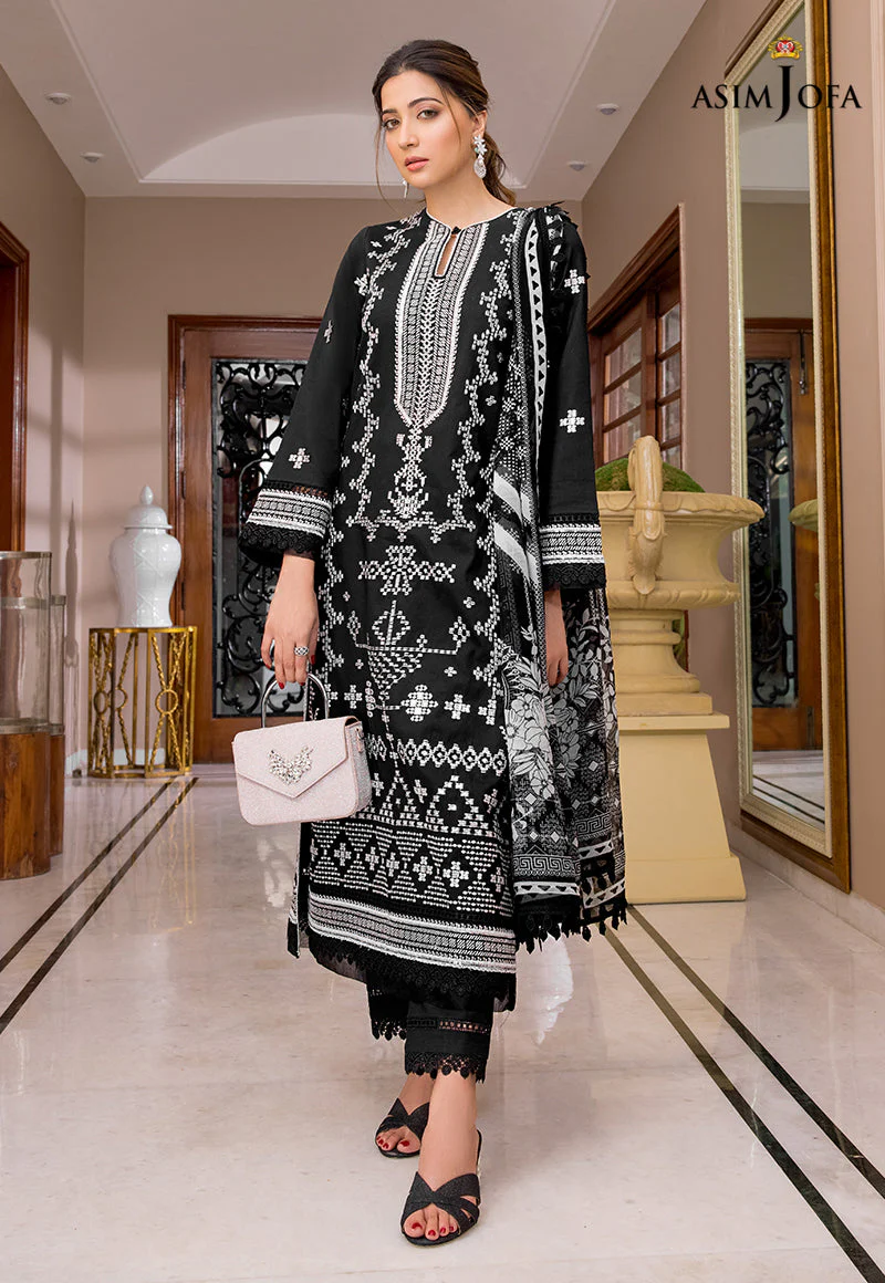 AJAE-06 EMBROIDERED CAMBRIC 3 PCS - Image 7