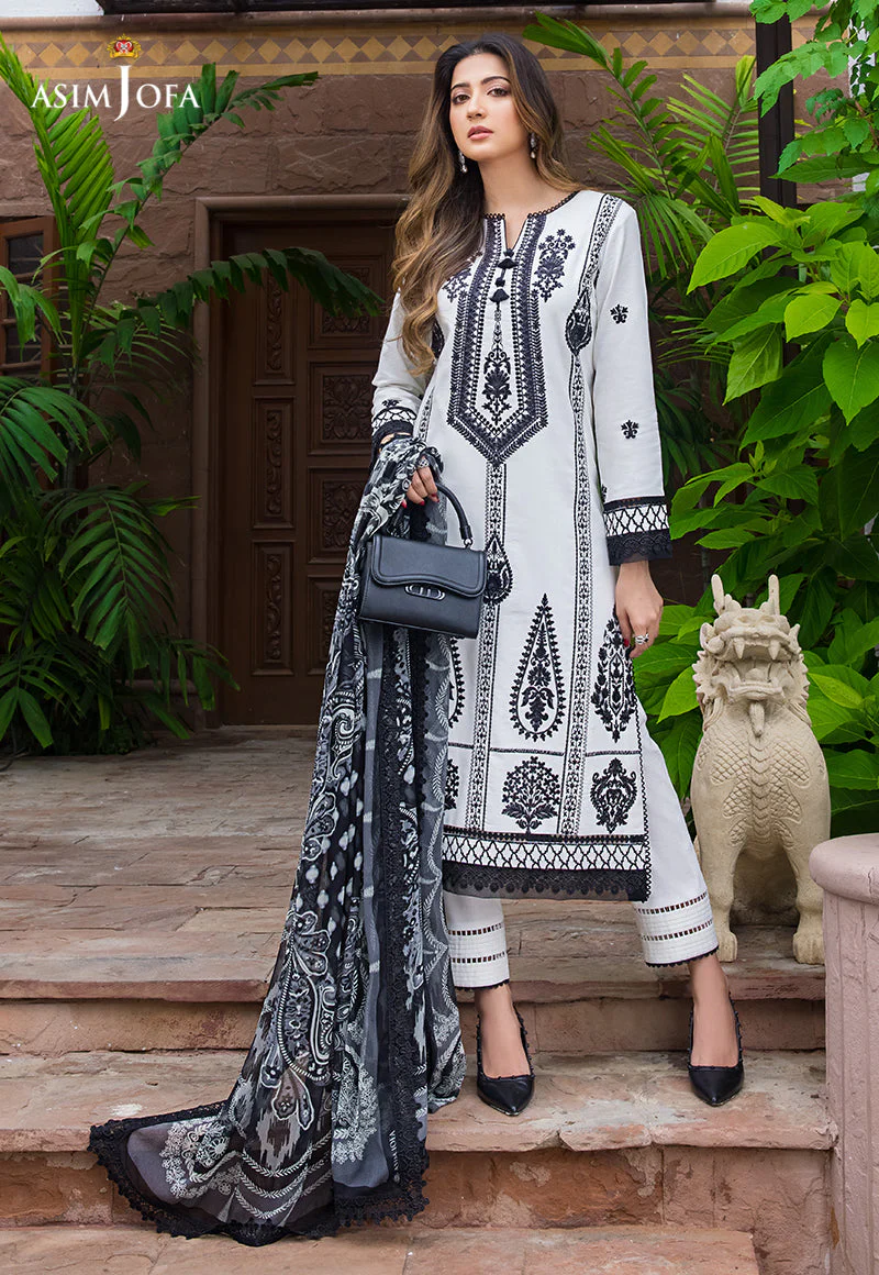 AJAE-07 EMBROIDERED CAMBRIC 3 PCS - Image 4