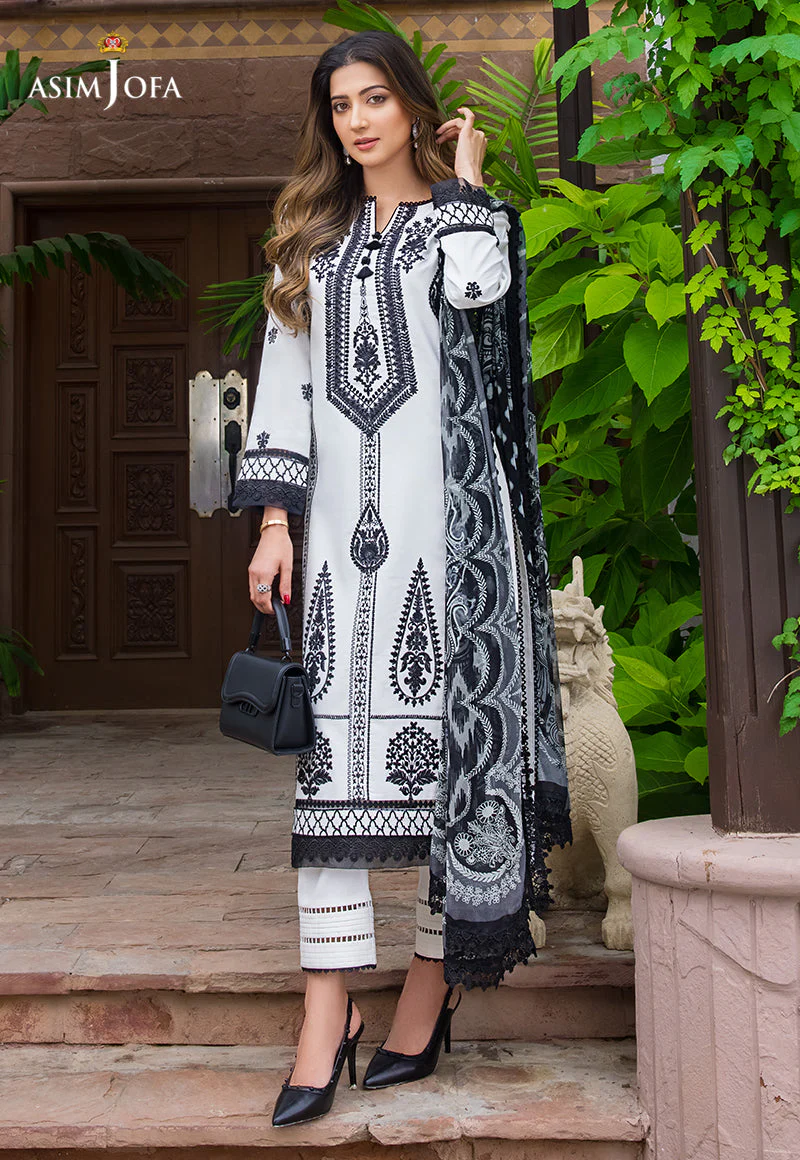 AJAE-07 EMBROIDERED CAMBRIC 3 PCS - Image 5