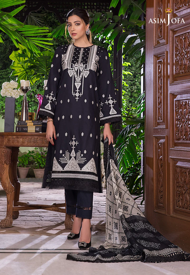 AJAE-09 EMBROIDERED CAMBRIC 3 PCS - Image 3