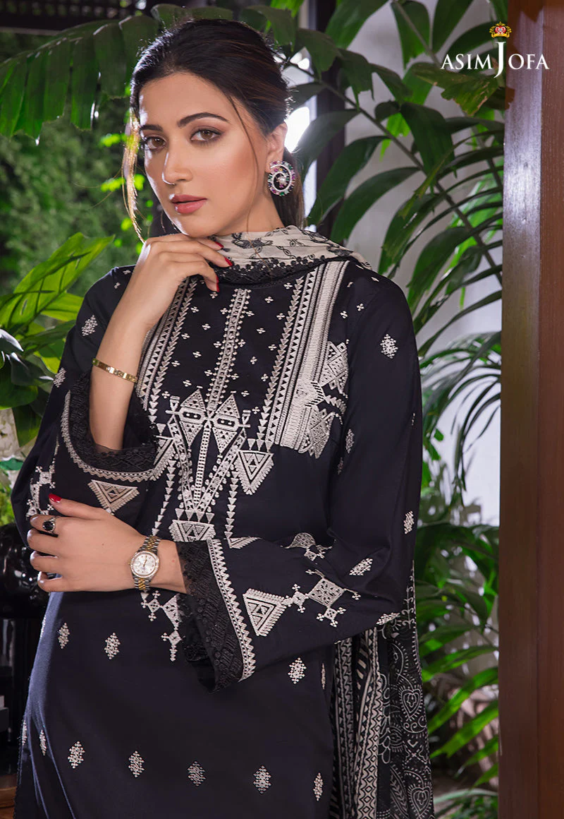 AJAE-09 EMBROIDERED CAMBRIC 3 PCS - Image 9