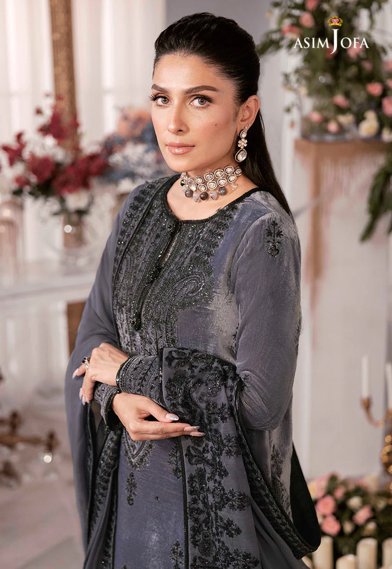 AJAM-05 EMBROIDERED VELVET 3 PCS - Image 11