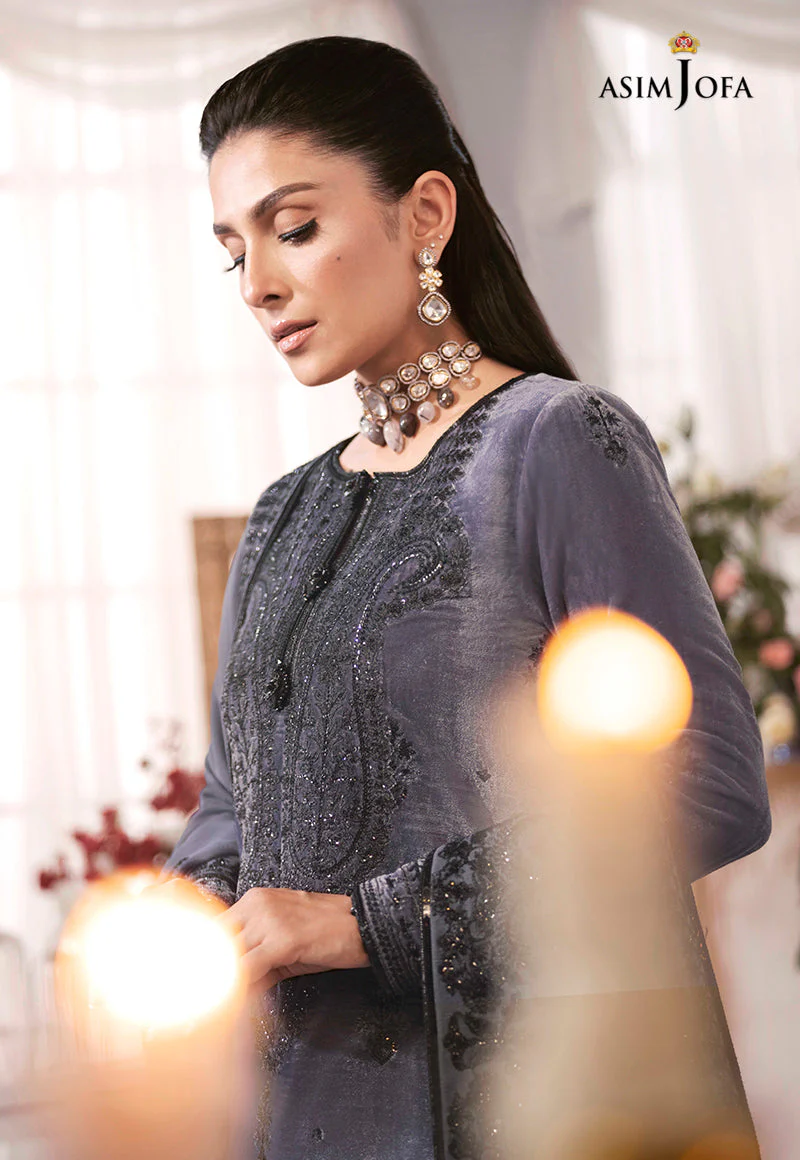 AJAM-05 EMBROIDERED VELVET 3 PCS - Image 9