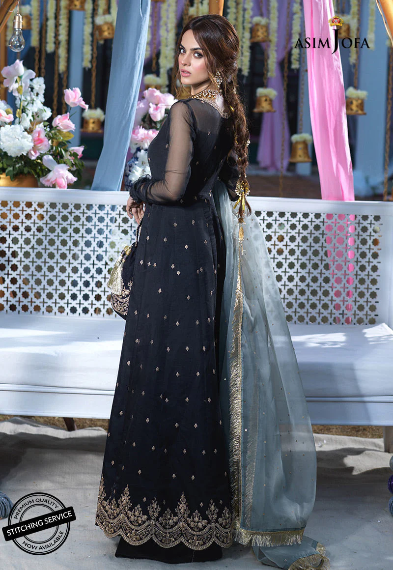 AJFC-11 EMBROIDERED ORGANZA 3 PCS - Image 4