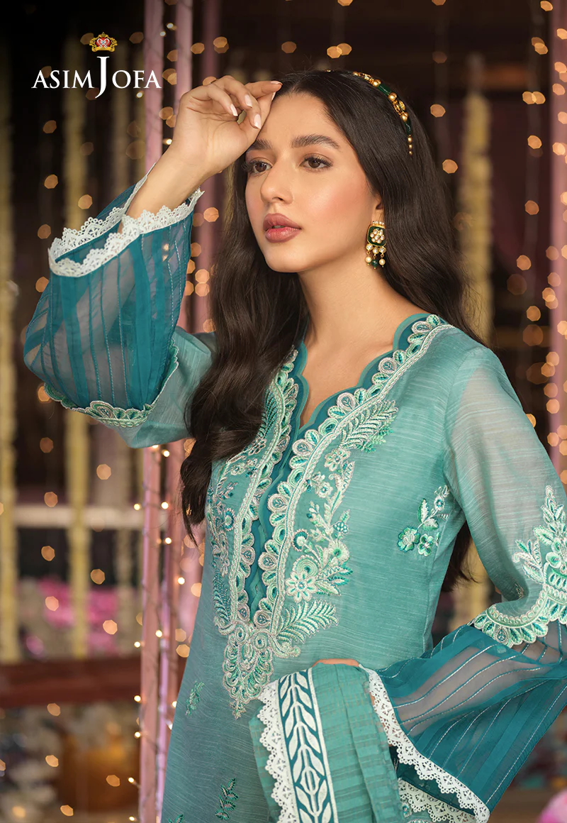 AJFC-20 EMBROIDERED ORGANZA 3 PCS - Image 4