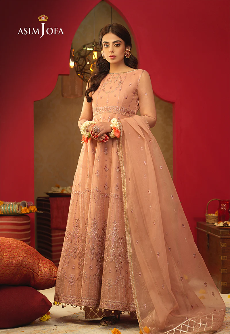 AJFC-26 EMBROIDERED ORGANZA 3 PCS - Image 7