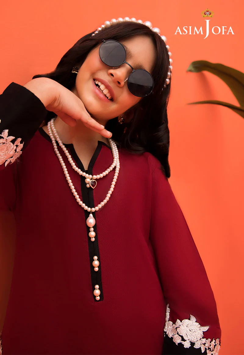 AJKC-04 EMBROIDERED CAMBRIC 2 PCS - Image 3