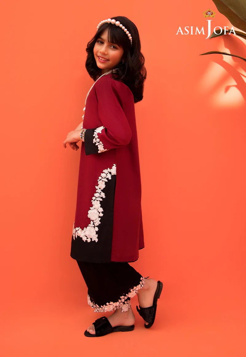 AJKC-04 EMBROIDERED CAMBRIC 2 PCS - Image 4