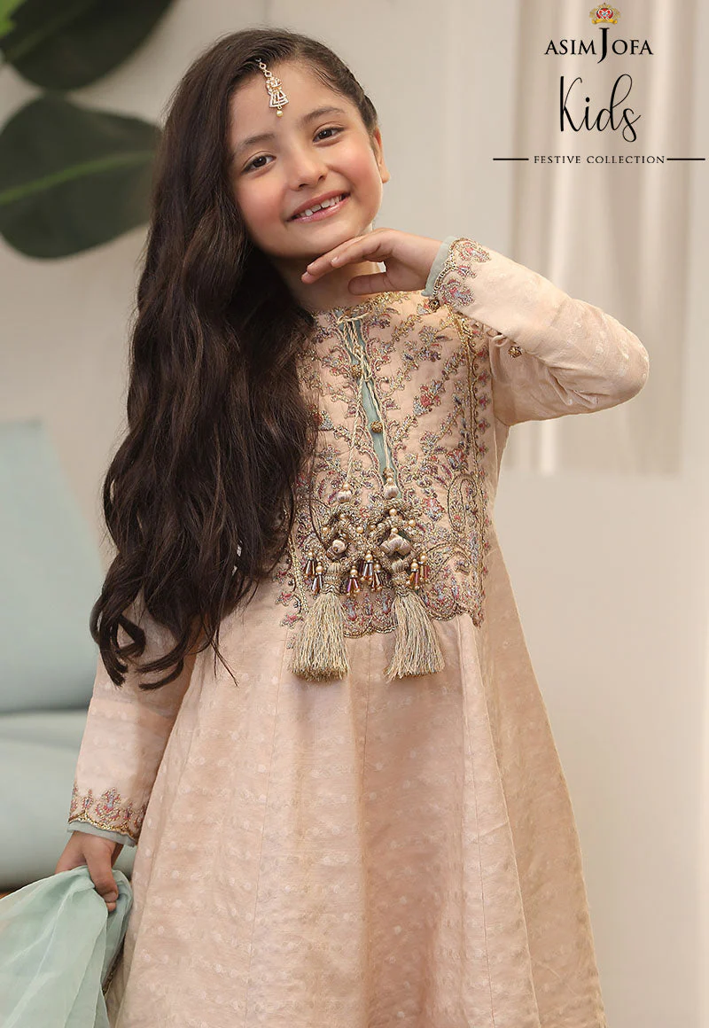 AJKF-02 EMBROIDERED ORGANZA 3 PCS - Image 3