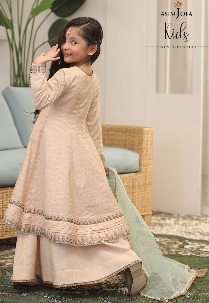 AJKF-02 EMBROIDERED ORGANZA 3 PCS - Image 4