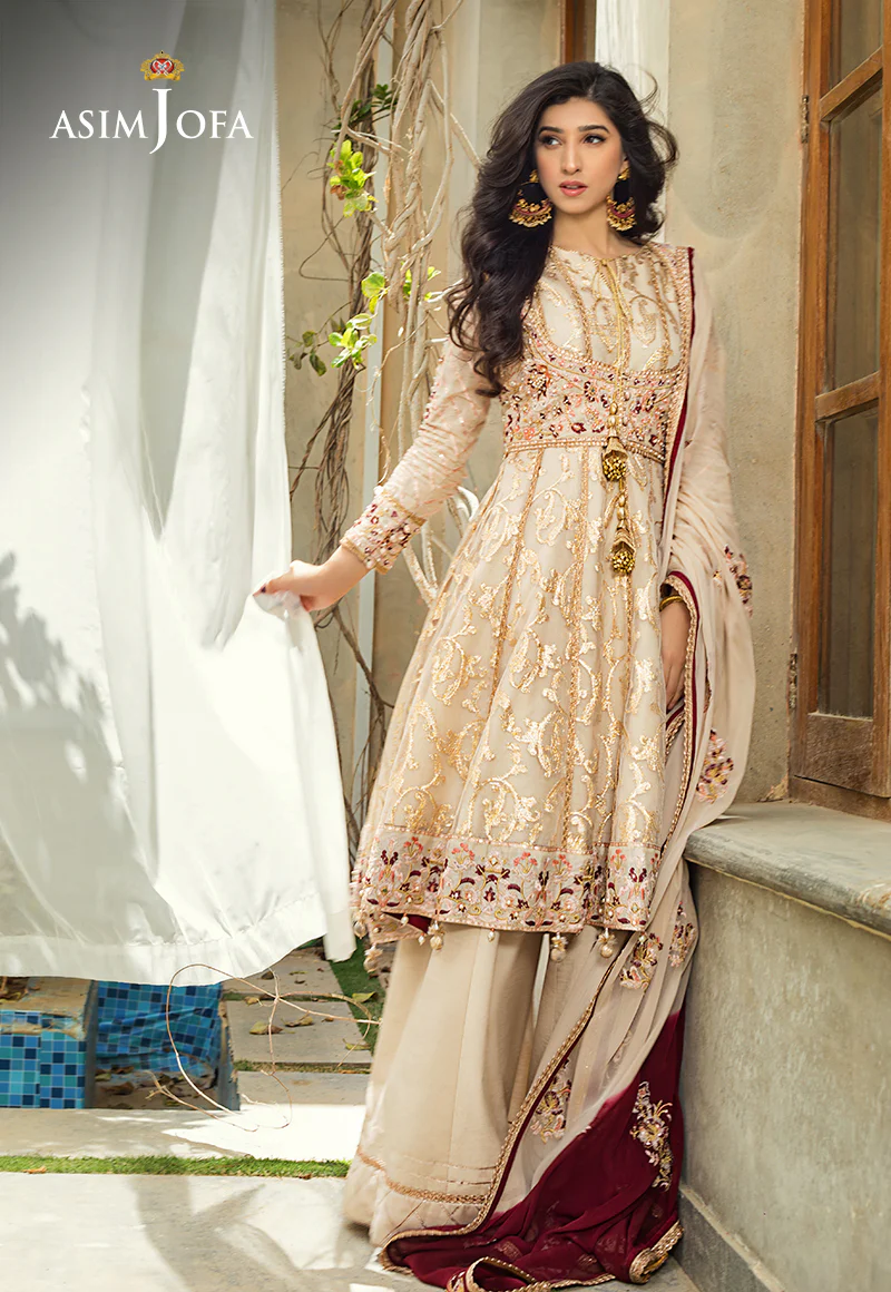 AJLE-10 EMBROIDERED ORGANZA 3 PCS - Image 4