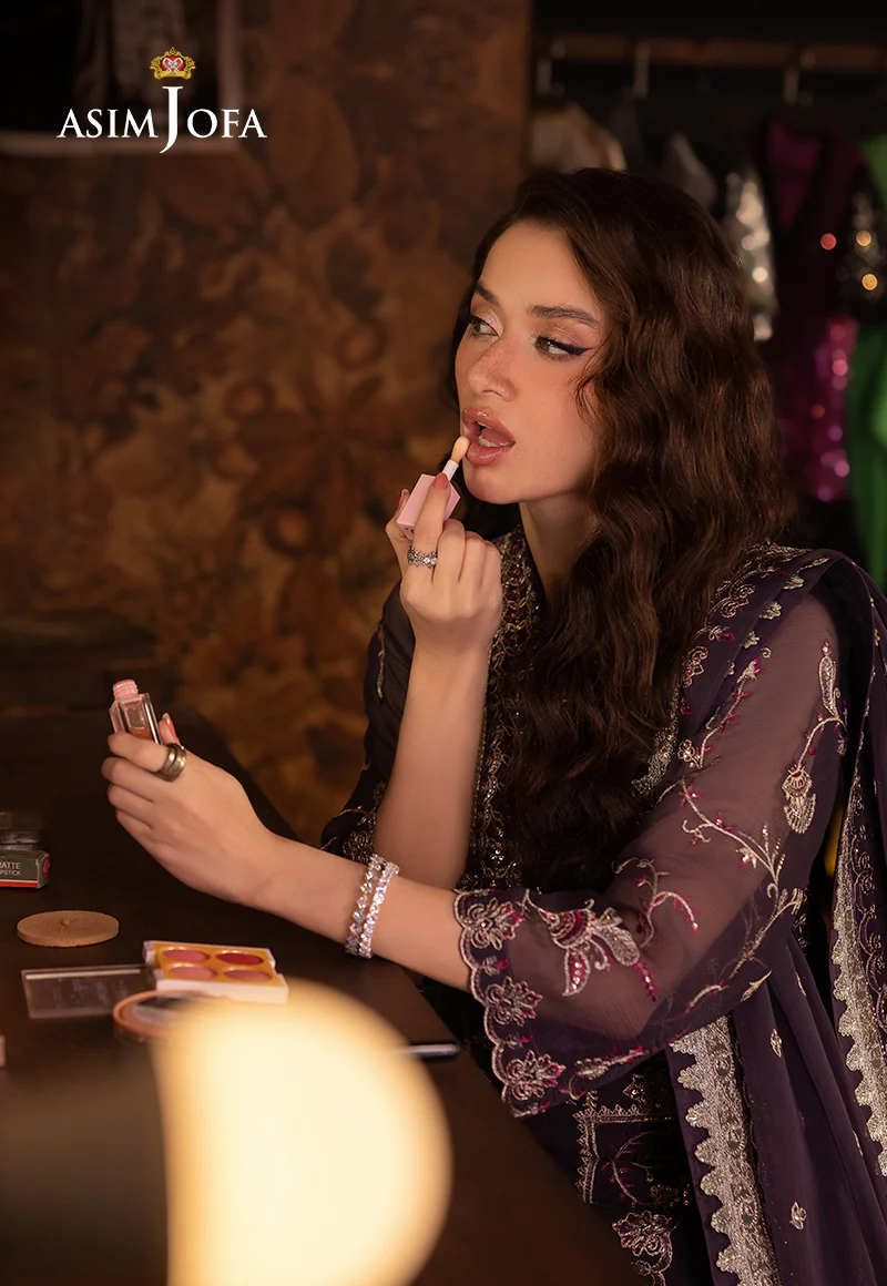 AJLLF-05 Embroidered Chiffon 3 Pcs - Image 11