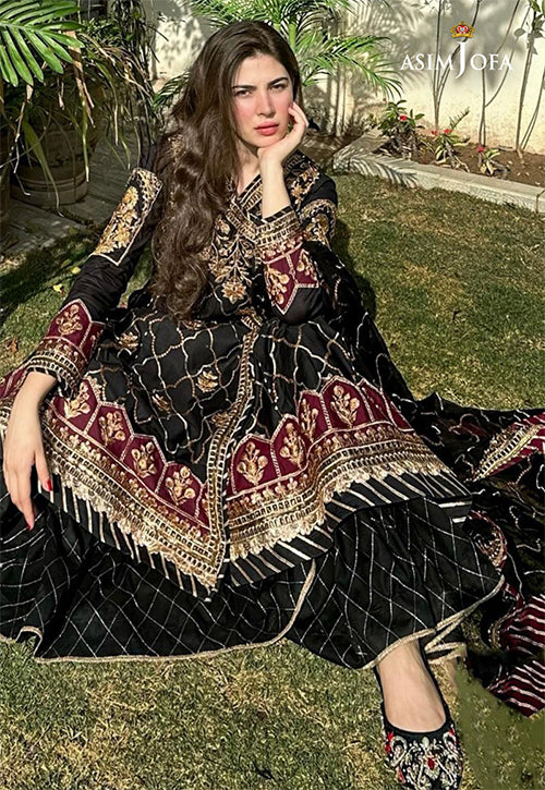 AJLR-29 EMBROIDERED LAWN 3 PCS - Image 11