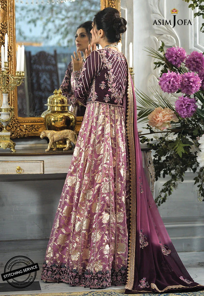 AJMC-07 EMBROIDERED JACQUARD ORGANZA 3 PCS - Image 4