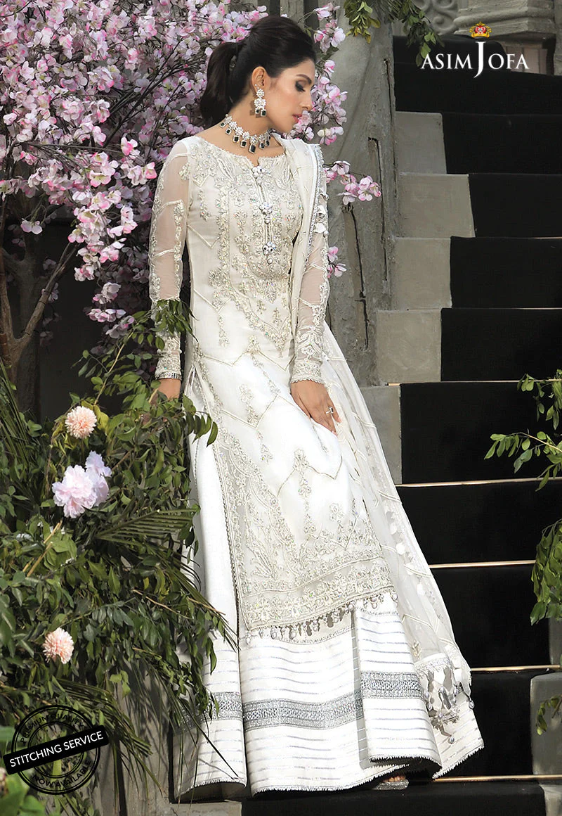 AJMC-10 EMBROIDERED CRINKLE CHIFFON 3 PCS - Image 3