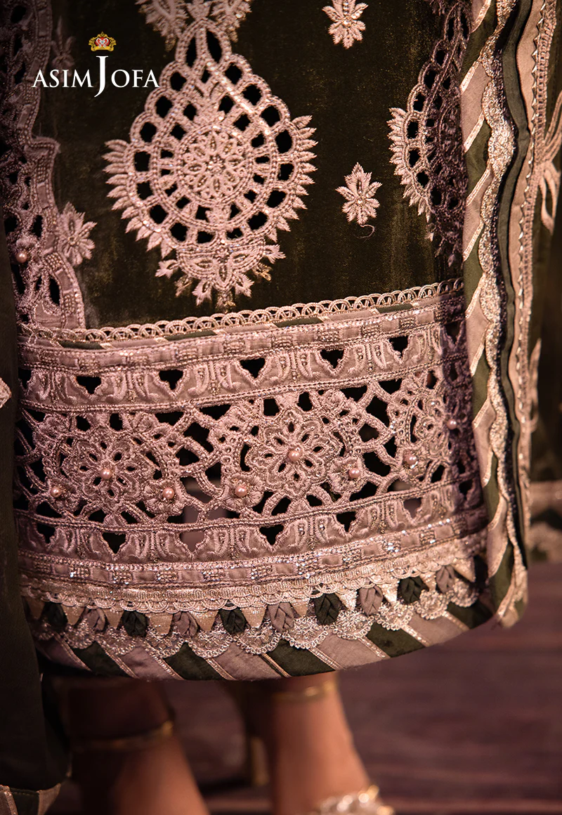AJMM-05 EMBROIDERED VELVET 3 PCS - Image 11