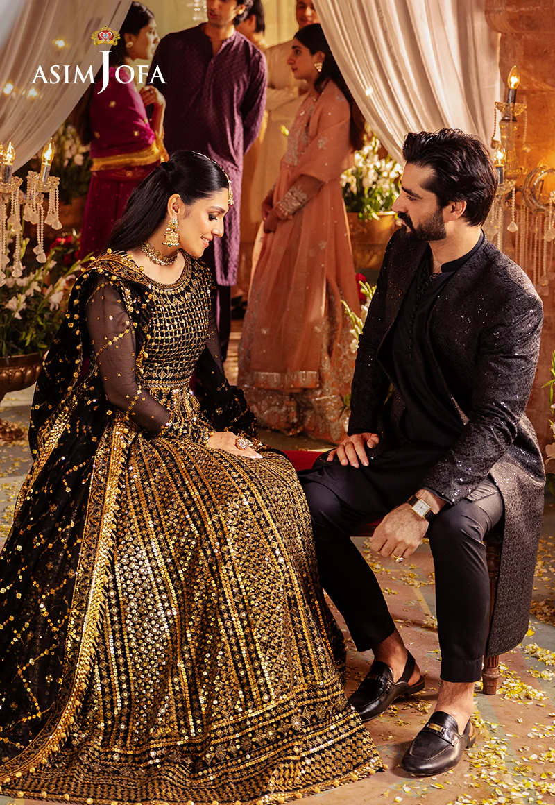 AJMS-03 EMBROIDERED KOREAN RAW SILK 3 PCS - Image 3