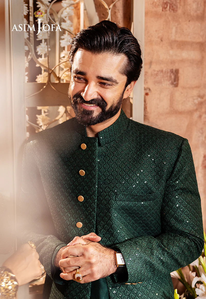 AJMS-04 EMBROIDERED KOREAN RAW SILK  3 PCS - Image 3