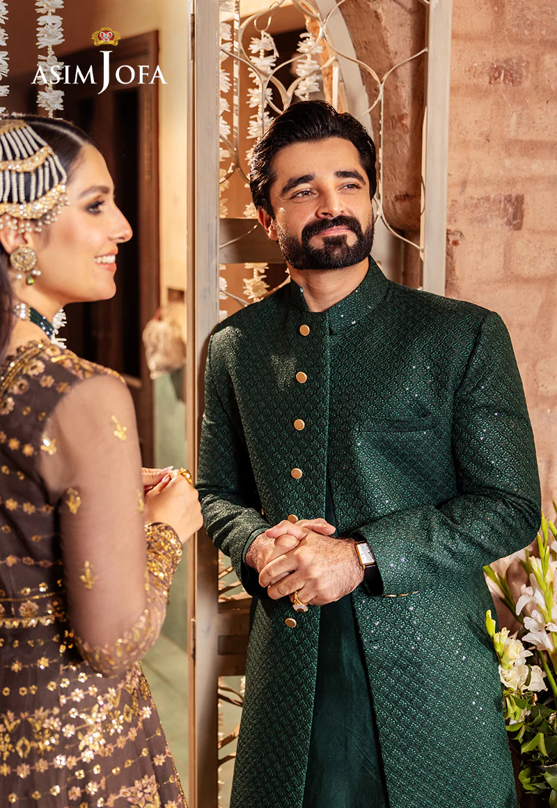 AJMS-04 EMBROIDERED KOREAN RAW SILK  3 PCS - Image 4