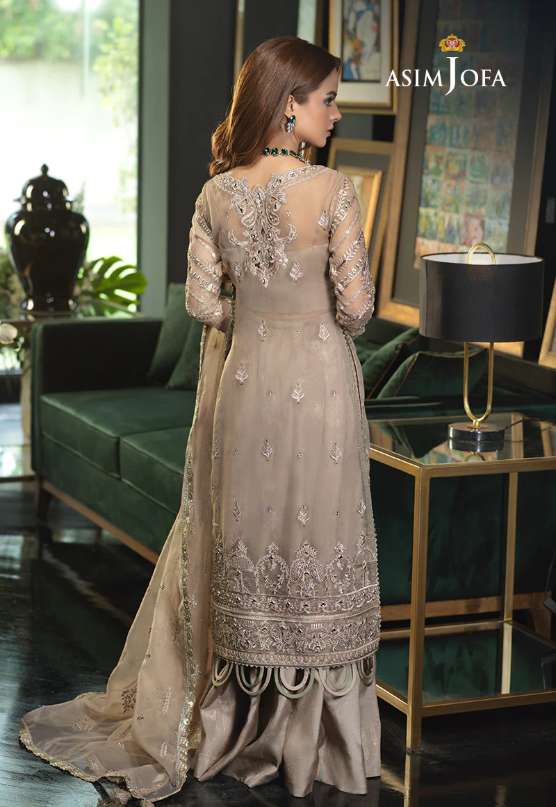 AJN-14 EMBROIDERED ORGANZA 3 PCS - Image 3