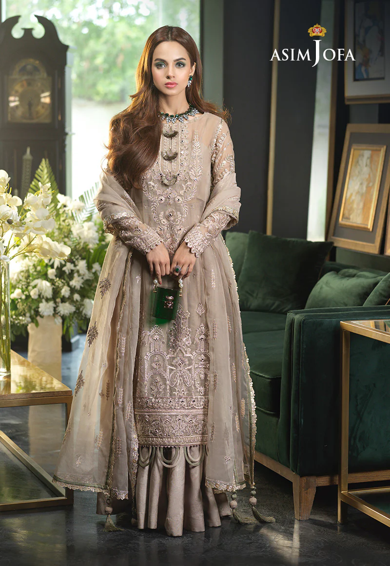 AJN-14 EMBROIDERED ORGANZA 3 PCS - Image 6