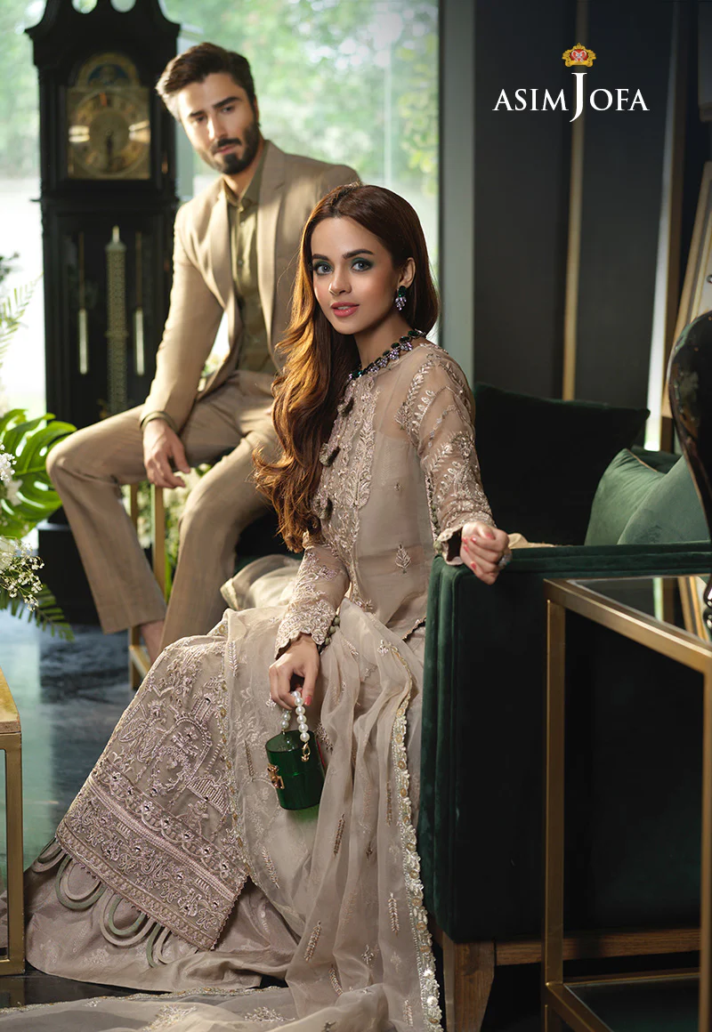 AJN-14 EMBROIDERED ORGANZA 3 PCS - Image 7