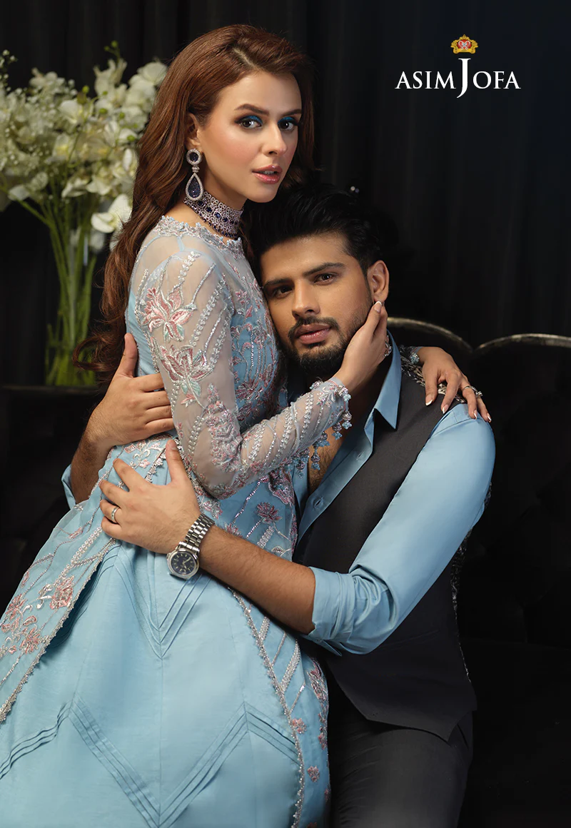 AJN-15 EMBROIDERED ORGANZA 3 PCS - Image 7