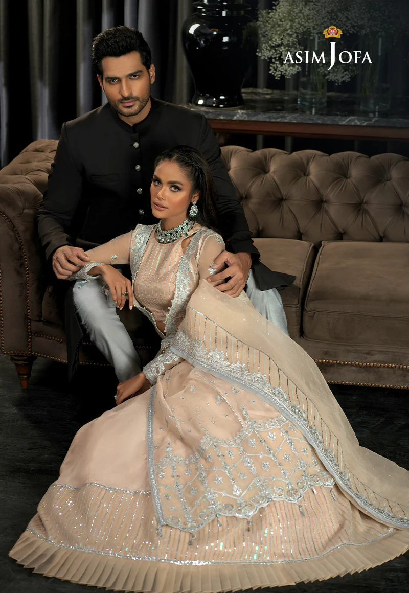 AJN-23 EMBROIDERED ORGANZA 3 PCS - Image 5