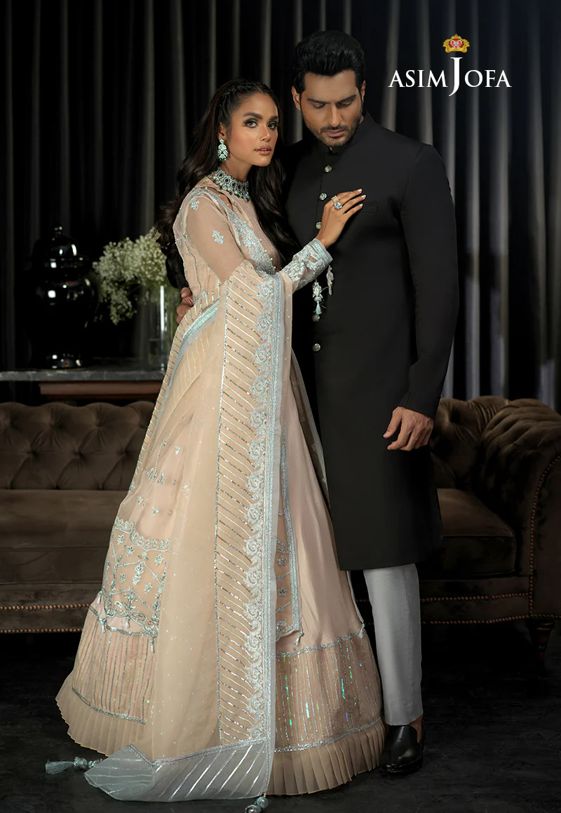 AJN-23 EMBROIDERED ORGANZA 3 PCS - Image 6