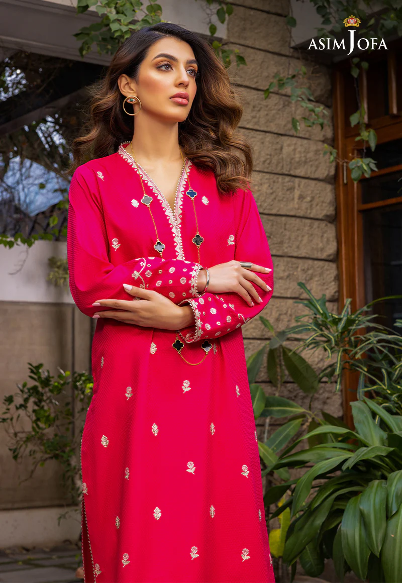 AJPE-06 (1-PC) EMBROIDERED SELF JACQUARD 1 PC - Image 4