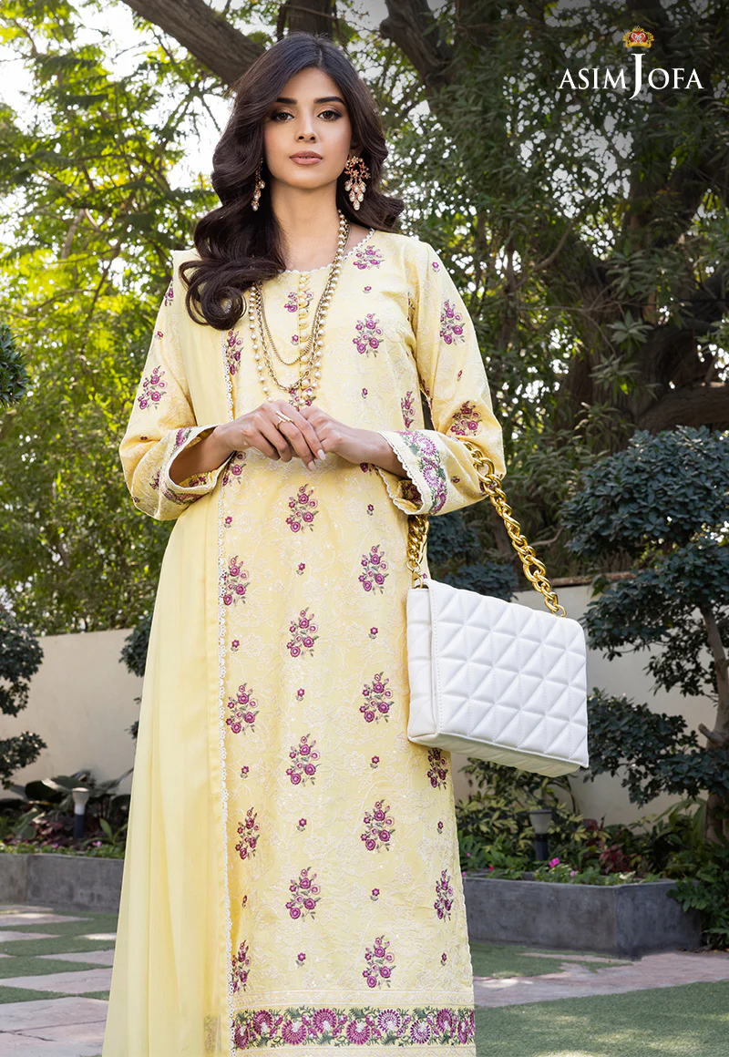 AJPE-10 (3-PC) EMBROIDERED CAMBRIC 3 PCS - Image 3