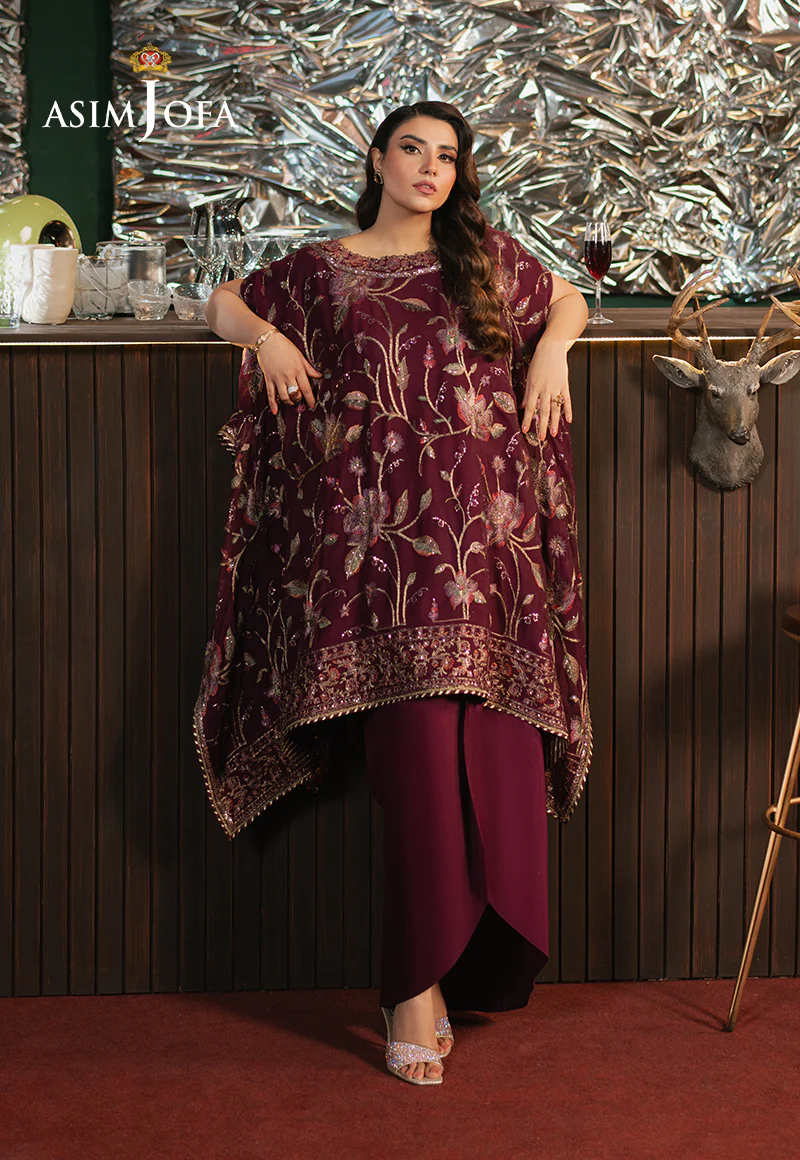 AJPF-04 EMBROIDERED CHIFFON 2 PCS - Image 3