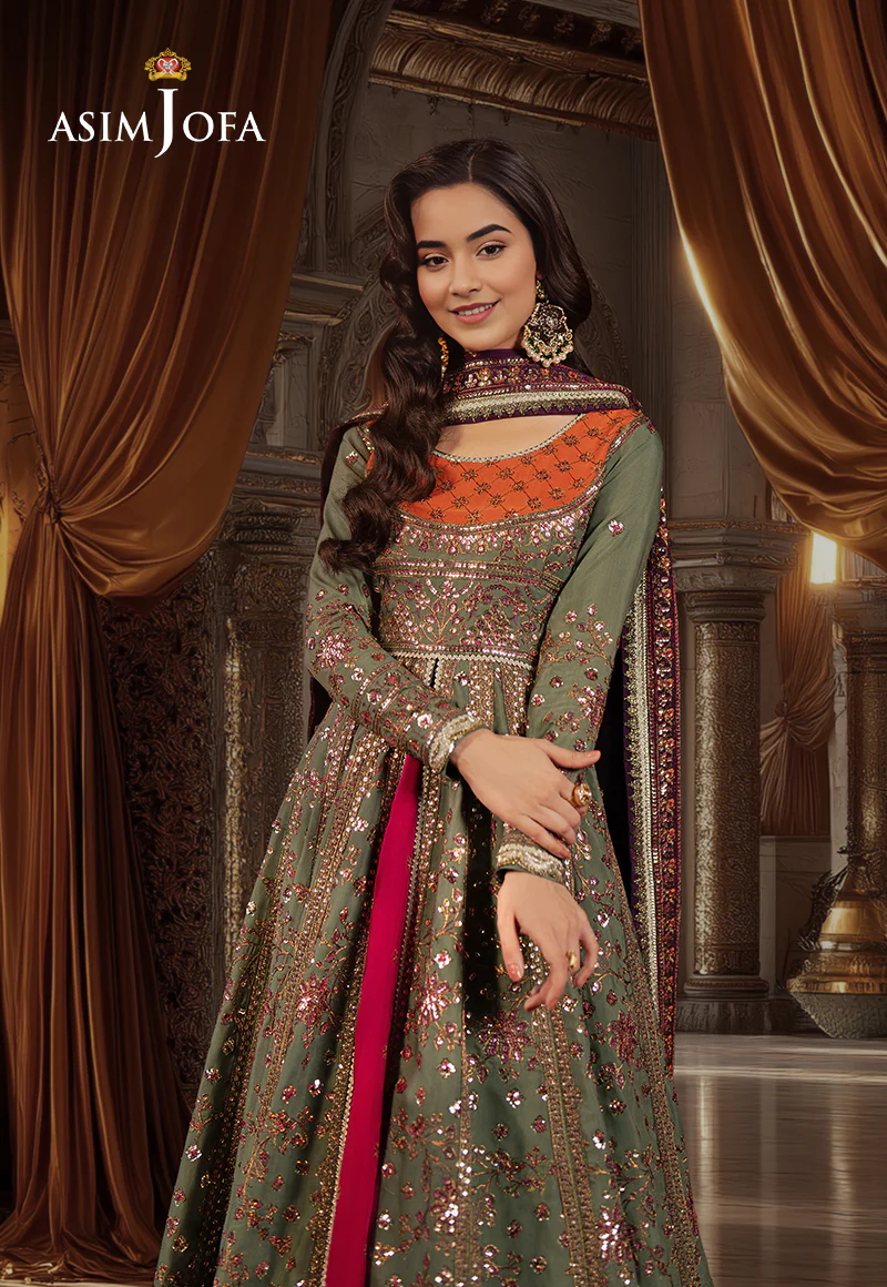 AJPF-37 EMBROIDERED SPUN RAW SILK 3 PCS - Image 3