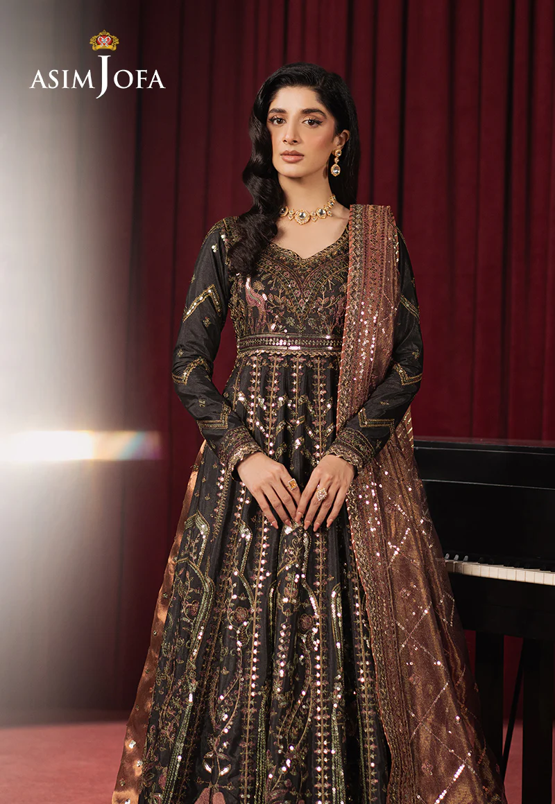 AJPF-38 EMBROIDERED SHIMMER SILK 3 PCS - Image 5