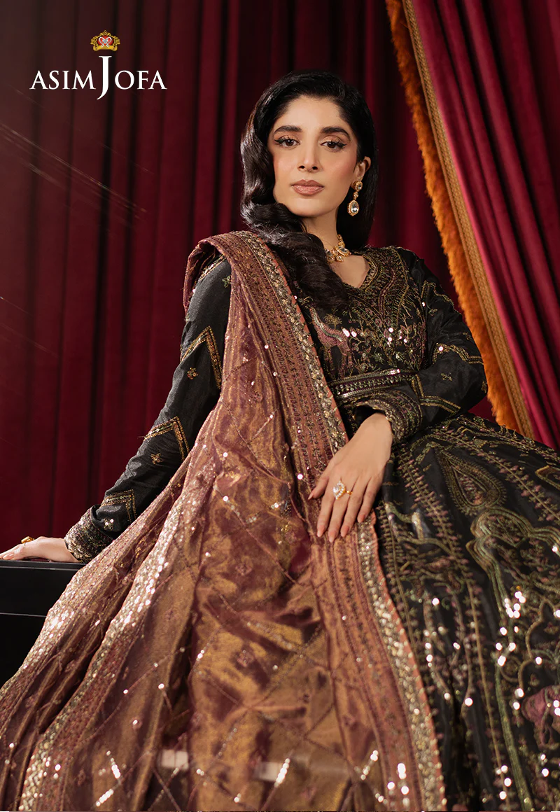 AJPF-38 EMBROIDERED SHIMMER SILK 3 PCS - Image 7