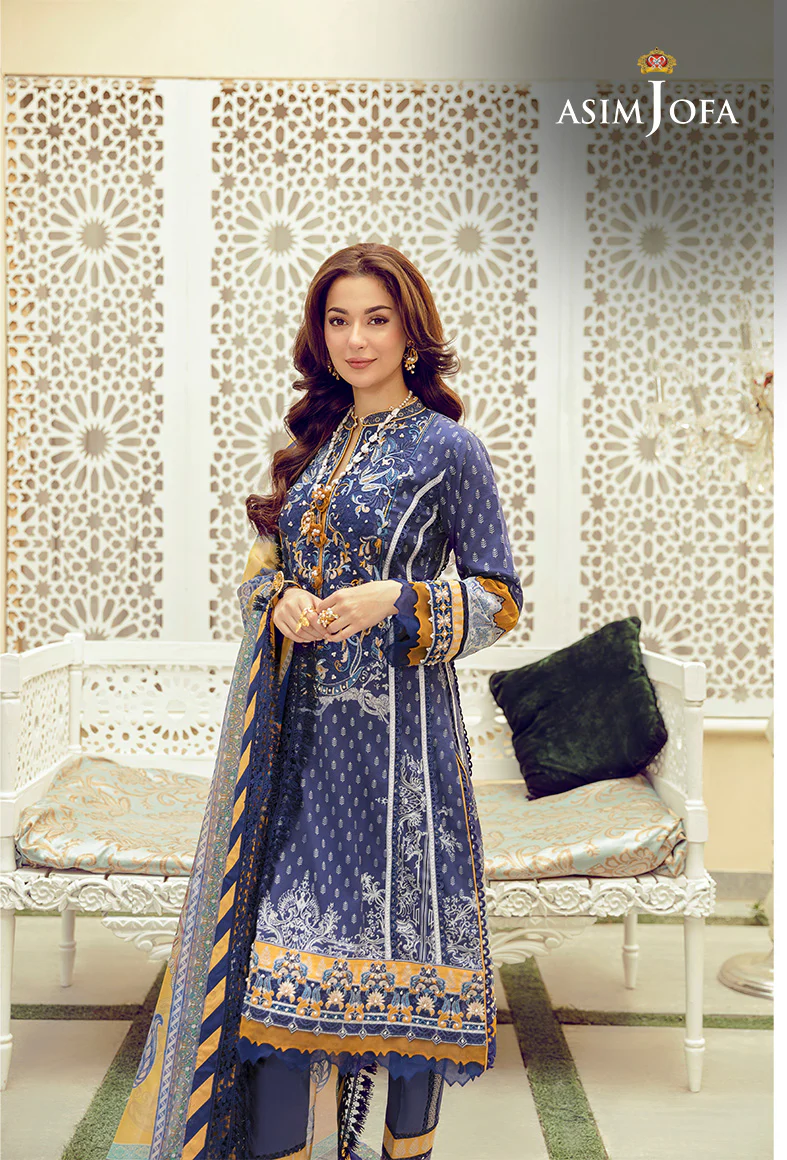 AJRL-03 EMBROIDERED LAWN 3 PCS - Image 3