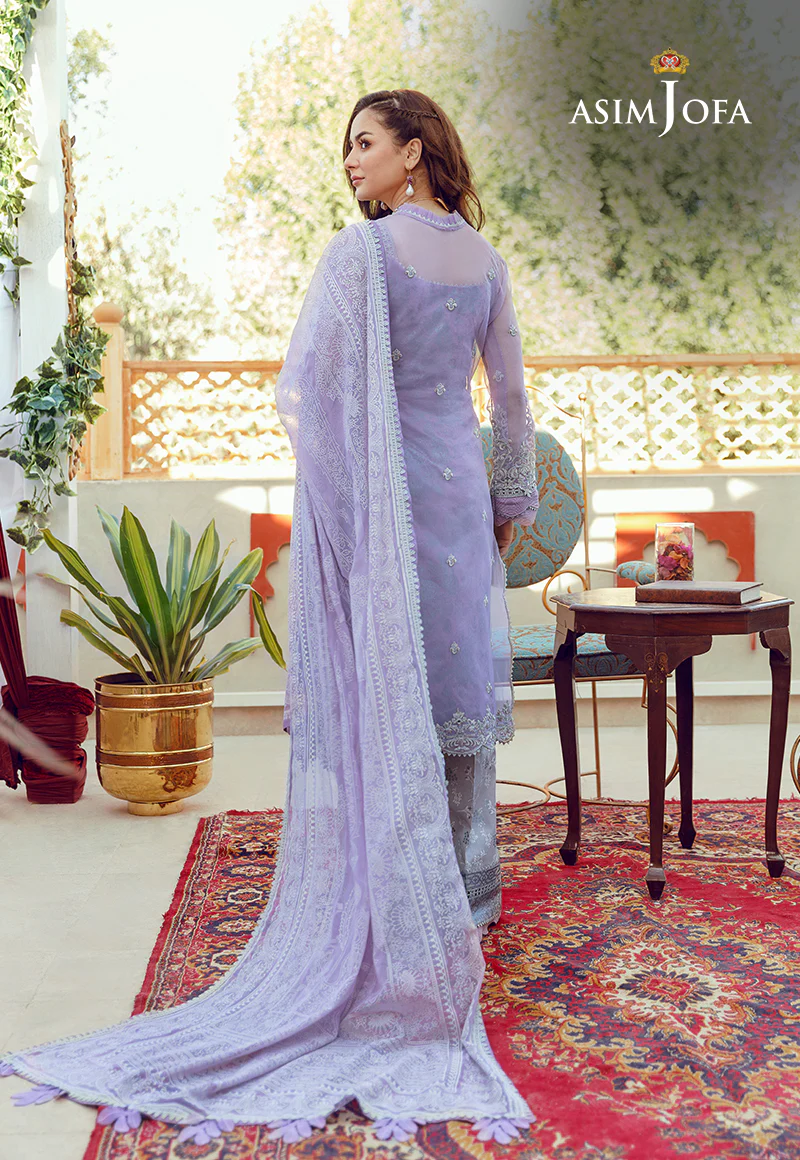 AJRL-05 EMBROIDERED ORGANZA 3 PCS - Image 3