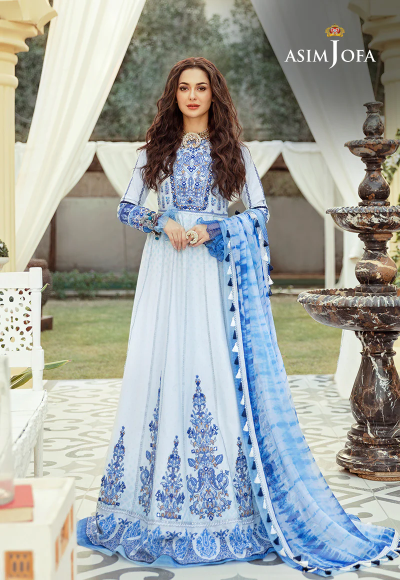 AJRL-07 EMBROIDERED LAWN 3 PCS - Image 3