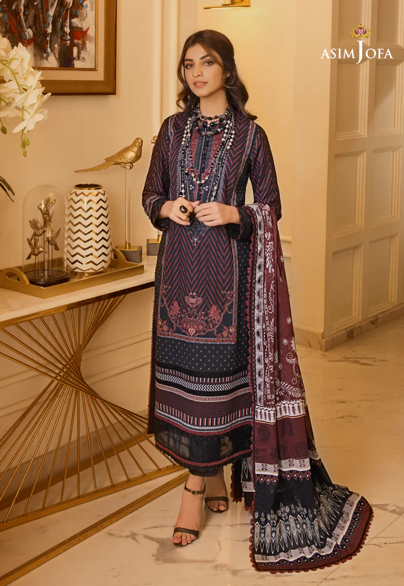 AJRP-20 PRINTED LAWN 3 PCS - Image 4