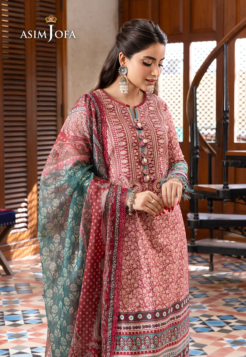 AJRW-07 EMBROIDERED PREMIUM WINTER COTTON 3 PCS - Image 9