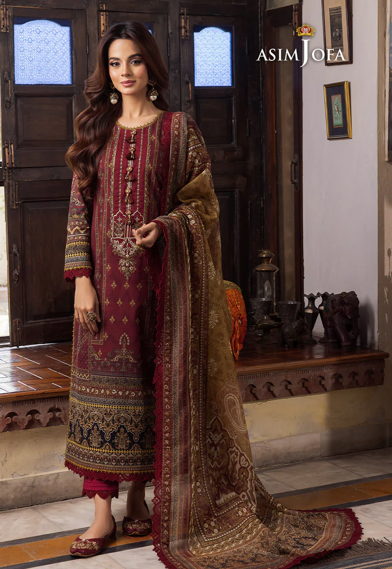 AJRW-11 DESIGNERS STITCHED PREMIUM WINTER COTTON 3 PCS - Image 10