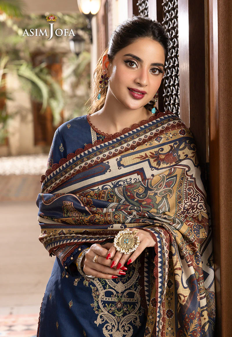 AJRWP-05 PRINTED PREMIUM WINTER COTTON STITCHED 3 PCS - Image 5