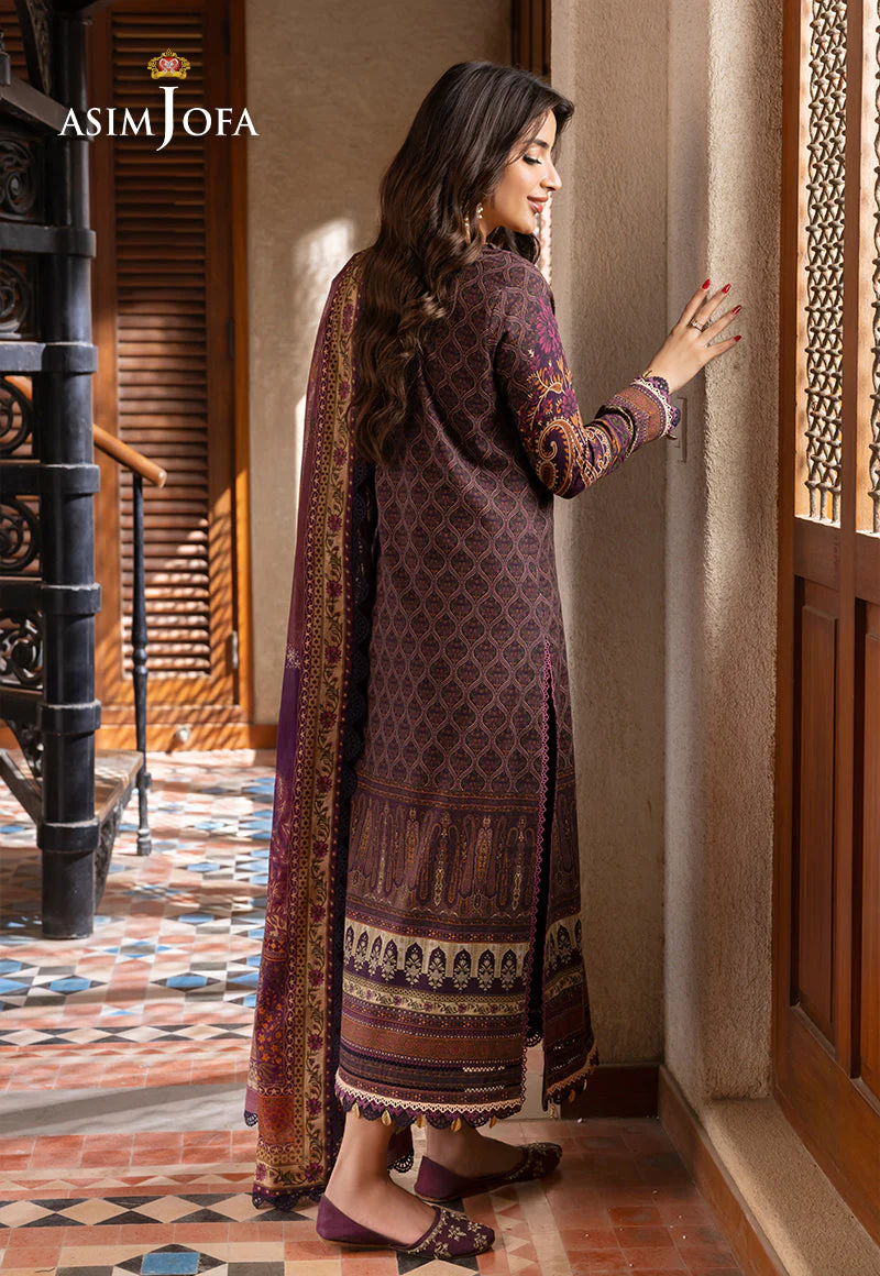 AJRWP-16 PRINTED SLUB STITCHED 3 PCS - Image 3