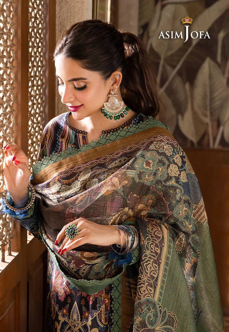 AJRWP-24 PRINTED PREMIUM WINTER COTTON STITCHED 3 PCS - Image 5