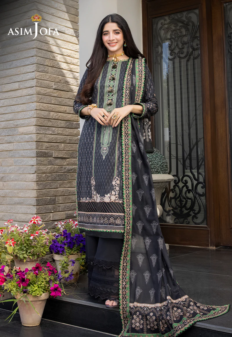 AJS-10 PRINTED LAWN 3 PCS - Image 5