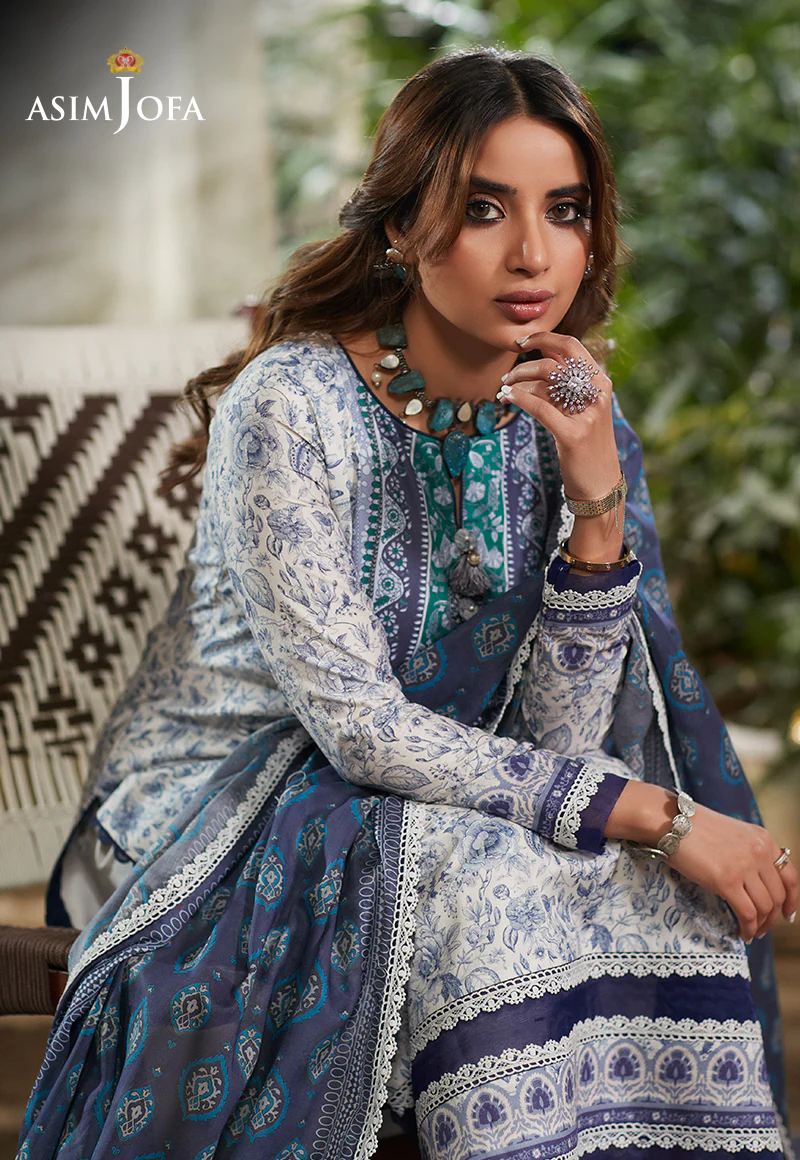 AJS-18 PRINTED LAWN 3 PCS - Image 3