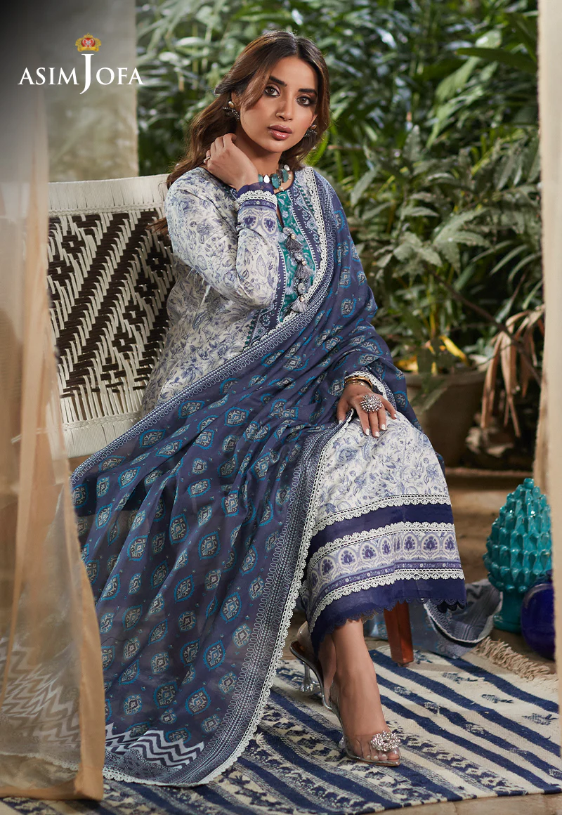 AJS-18 PRINTED LAWN 3 PCS - Image 5