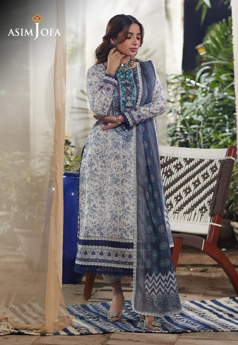 AJS-18 PRINTED LAWN 3 PCS - Image 7